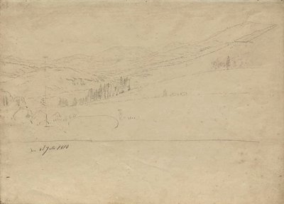 Vista desde las Montañas Gigantes de Caspar David Friedrich